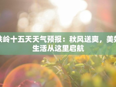 铁岭十五天天气预报：秋风送爽，美好生活从这里启航