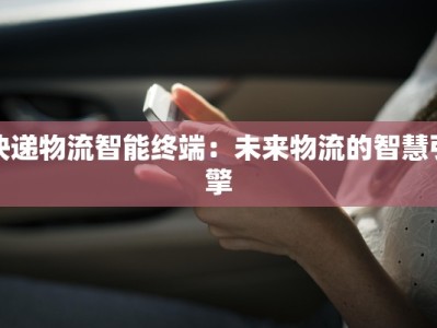 快递物流智能终端：未来物流的智慧引擎